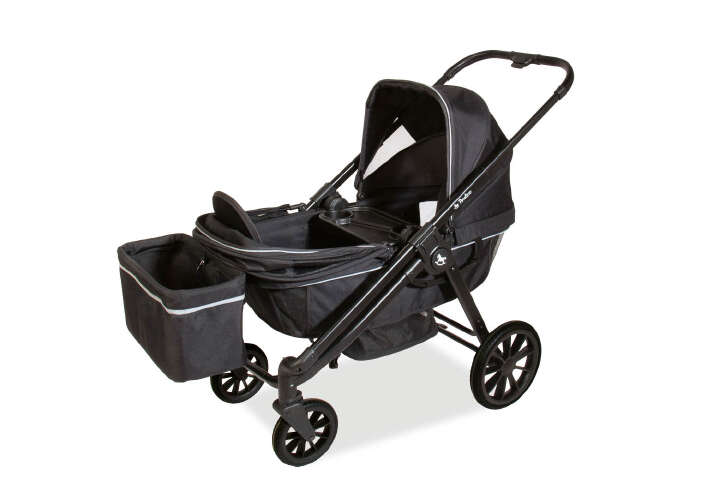 Pinolino Klappbarer 2-in-1 Kinder- und Bollerwagen Cubi